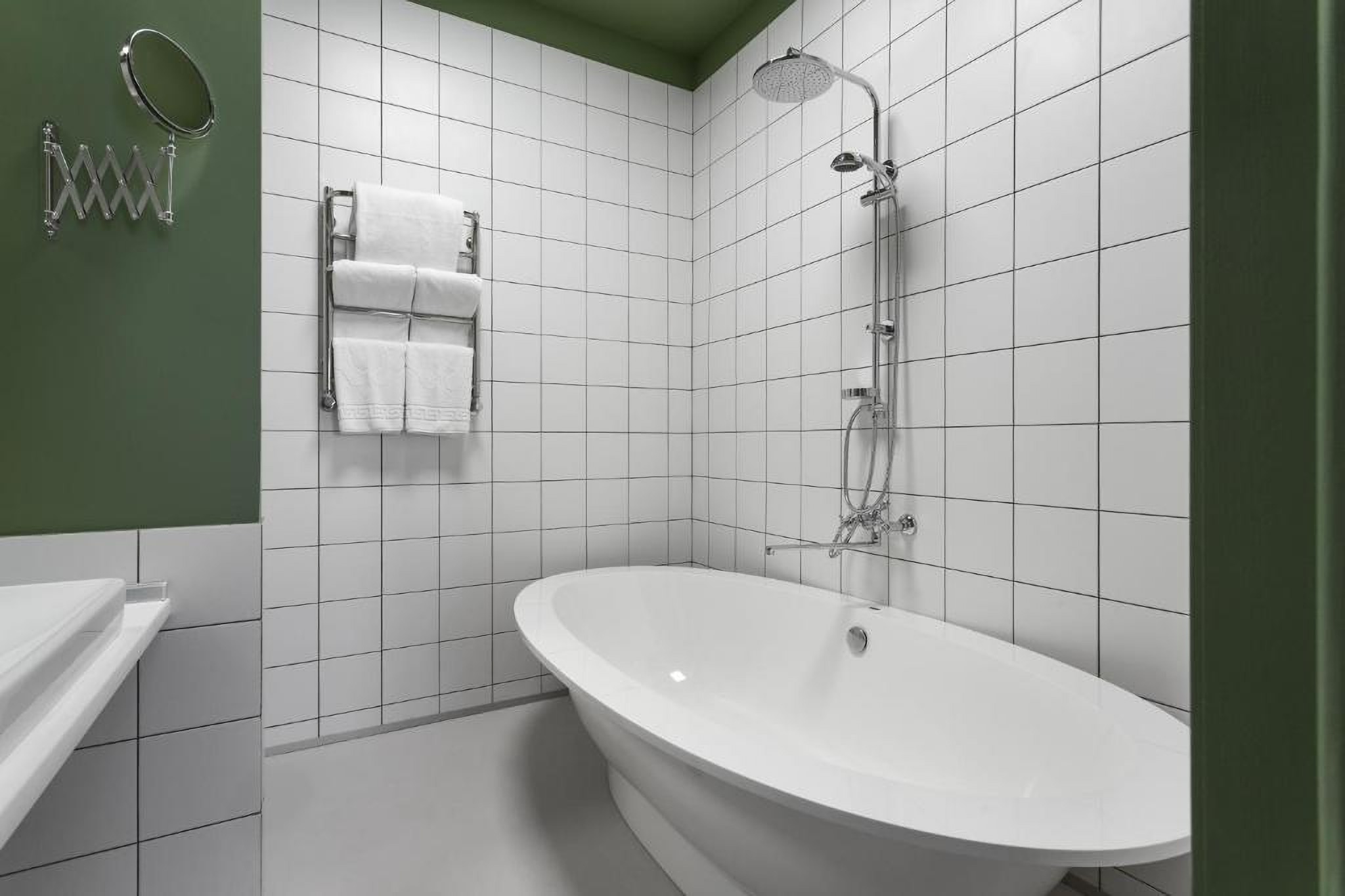 Большая ванная комната в гостинице "Bortoli" Одесса Украина